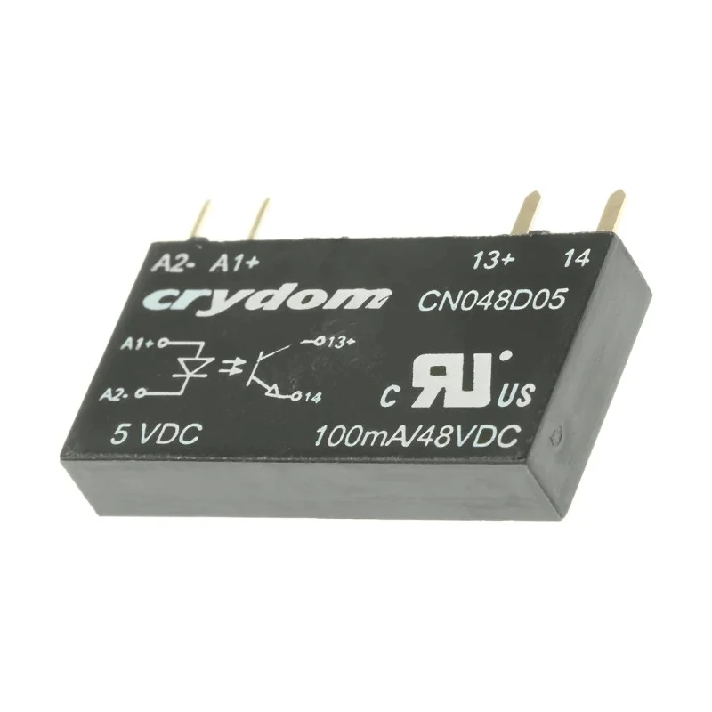 Crydom CN Series Solid State Relay PCB Mount 48 V dc Load, 0.1 A Load, 12V dc Control CN048D05