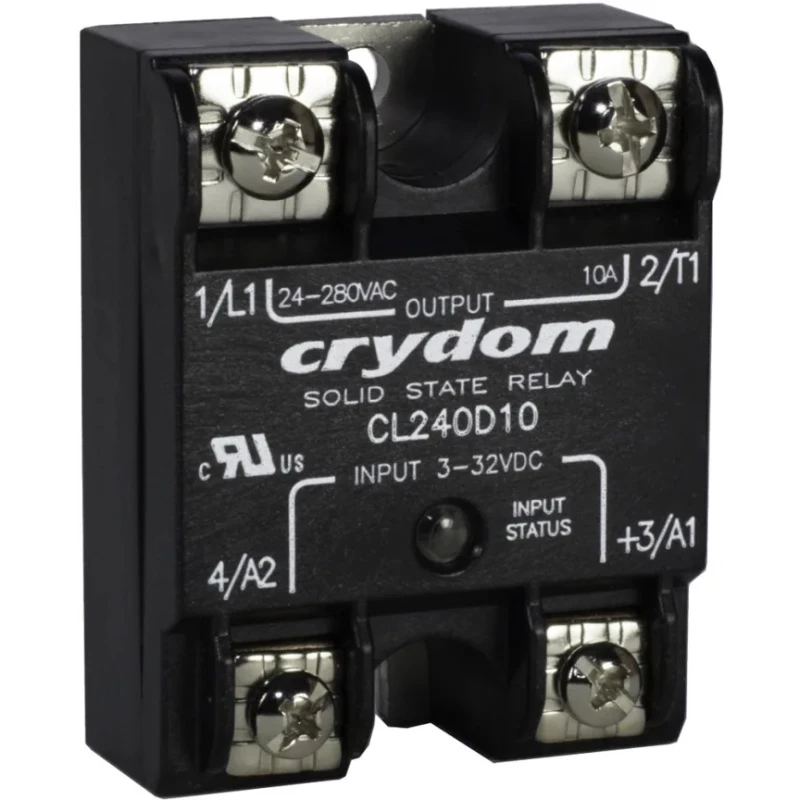 Crydom CL Series Solid State Relay, 10 A Load, Panel Mount, 280 Vrms Load, 32V dc Control CL240D10