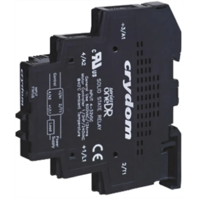 Sensata / Crydom OneDR Solid State Interface Relay 24V ac, 600 V ac DIN Rail Screw DR48D12