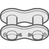 Renold Roller Chain Link Roller Chain Type, Riveted Pin, 7.75mm Width Between Roller Link Plates, 1.55mm Roller 24B1S11
