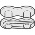 Renold Steel Roller Chain Simplex Chain Connecting Link 60-1 2.5mm Roller Diameter 60A1S26