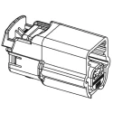 Molex MX64 Female Connector Housing 2.54 mm Pitch 3 Way 1 Row Straight MX64