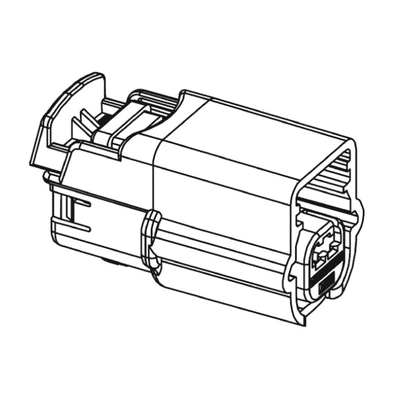 Molex MX64 Female Connector Housing 2.54 mm Pitch 3 Way 1 Row Straight MX64