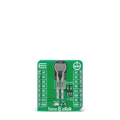MikroElektronika Force 3 Click Sensor Development Tool for MCP3221 I2C Interface 