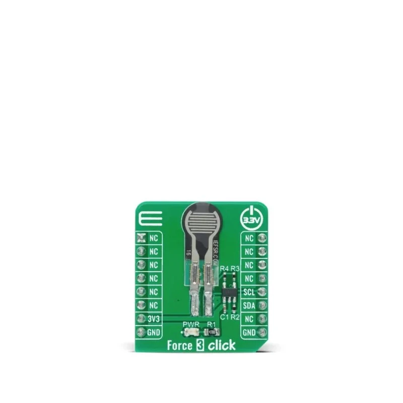 MikroElektronika Force 3 Click Sensor Development Tool for MCP3221 I2C Interface 