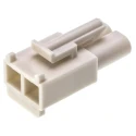 Molex Standard .093" Female Connector Housing 6.7 mm Pitch 2 Way 1 Row Straight 39-03-6025