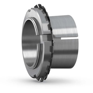 SKF Adapter Sleeve with 75 mm Outside Diameter, 49.21 mm Bore Diameter, Thread Size M55 x 2 mm, Overall Length 45 mm HA 311