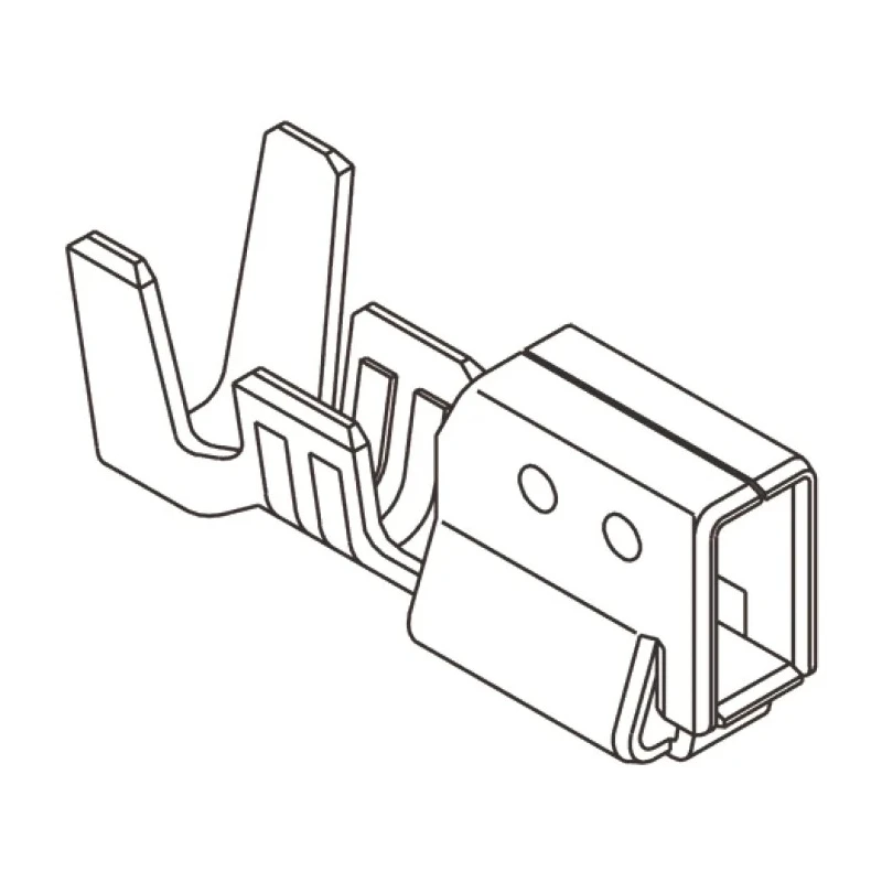 Molex Female Crimp Terminal 6A Current 24 AWG Min / 18 AWG Max Wire Size 50217-9001