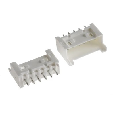 Molex Mini-Lock Series Straight Through Hole PCB Header 6 Contacts 2.5 mm Pitch 1 Row Shrouded 53375-0610