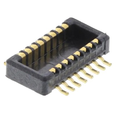 Molex SlimStack Series Straight Surface PCB Header 16 Contacts 0.5 mm Pitch 2 Row Shrouded 55560-0168