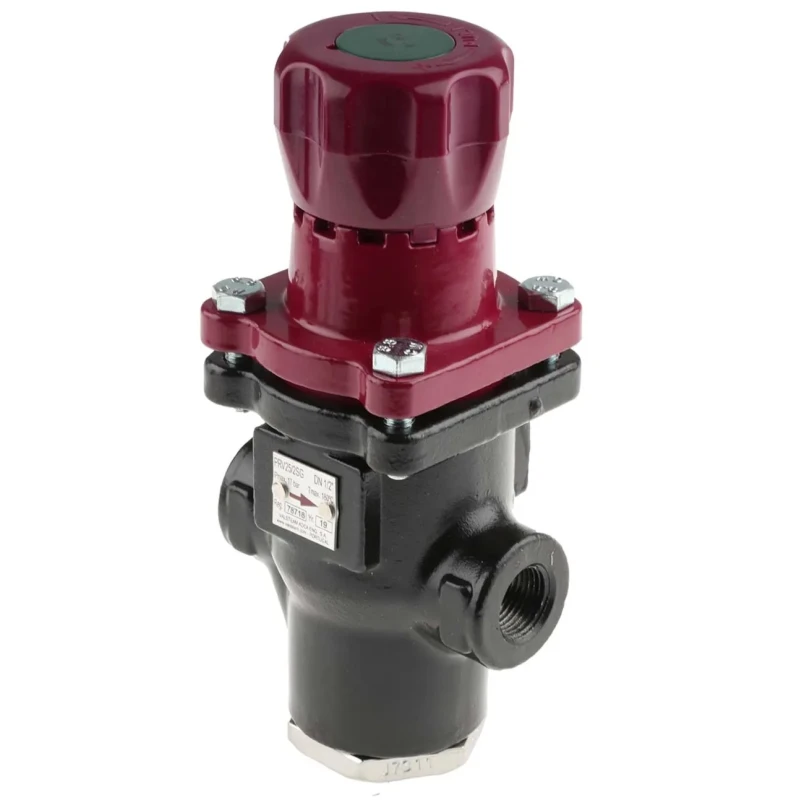 RS PRO Pressure Reducing Valve Threaded 1/2 in BSP Female Steel Body 210°C Max Operating Temperature 720-9342
