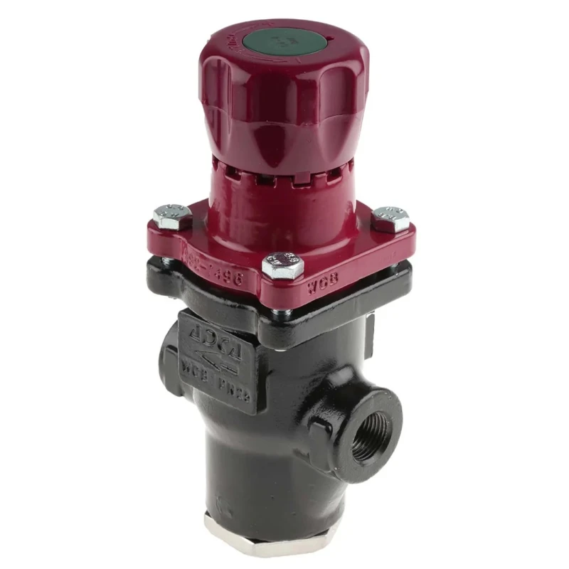 RS PRO Pressure Reducing Valve Threaded 1/2 in BSP Female Steel Body 210°C Max Operating Temperature 720-9342