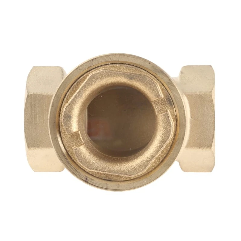 RS PRO Brass Threaded BSP Sight Glass Non Return Valve 1 in, 12 bar 720-9349