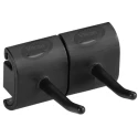 Vikan Mop Holder Black Polypropylene Hygienic Wall Bracket Double Hook 10149