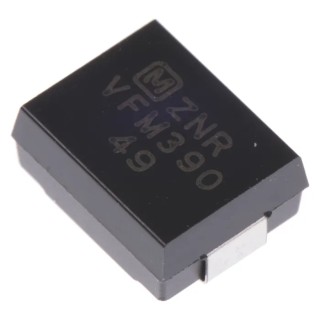 Panasonic VF Surge Absorber 2.5 A Clamping Voltage 77 V, Maximum AC 25 V, DC 31 V ERZVF2M390