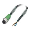 Phoenix Contact Sensor Actuator Cable Male 3 way M12 to 3 way Unterminated 1.5 m Polyurethane Jacket 250V 1668014