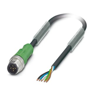 Phoenix Contact Sensor Actuator Cable Male 5 Way M12 to Unterminated 5 Way, 60V, Polyurethane Jacket 5m 1669783