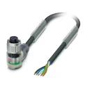 Phoenix Contact Sensor Actuator Cable Female 5 Way M12, Right Angle to 5 Way Angled Socket M12, 10 m, Polyurethane 1694431