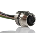 Phoenix Contact Sensor Actuator Cable Female 12-Way M12 to Unterminated, 500 mm, Polyurethane Jacket, IEC 1556252