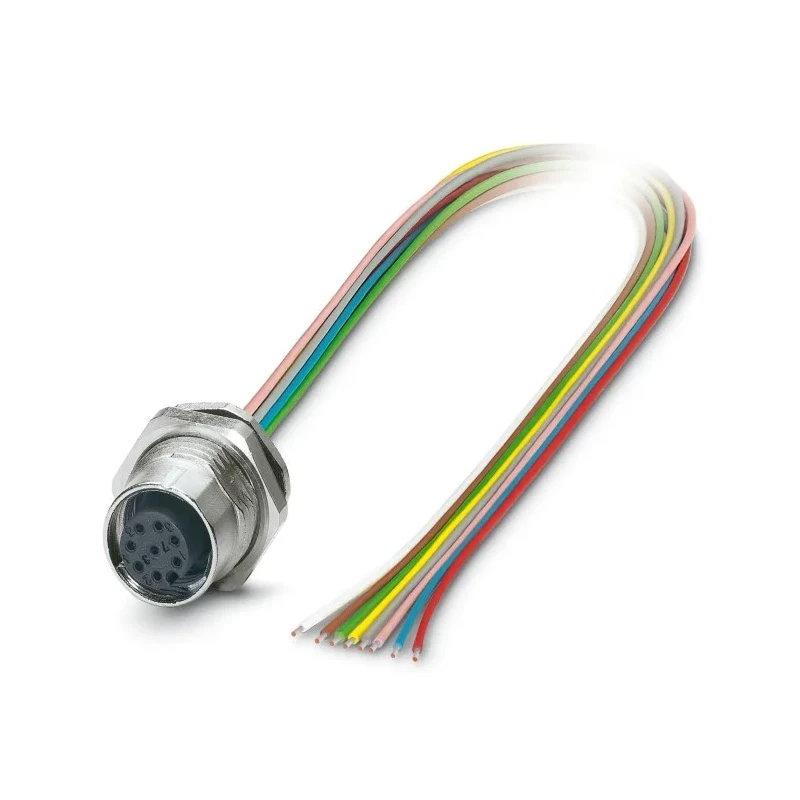 Phoenix Contact Female 8-way M12 to 8-way Unterminated Sensor Actuator Cable, 500mm, Thermoplastic Elastomer Jacket 1419690