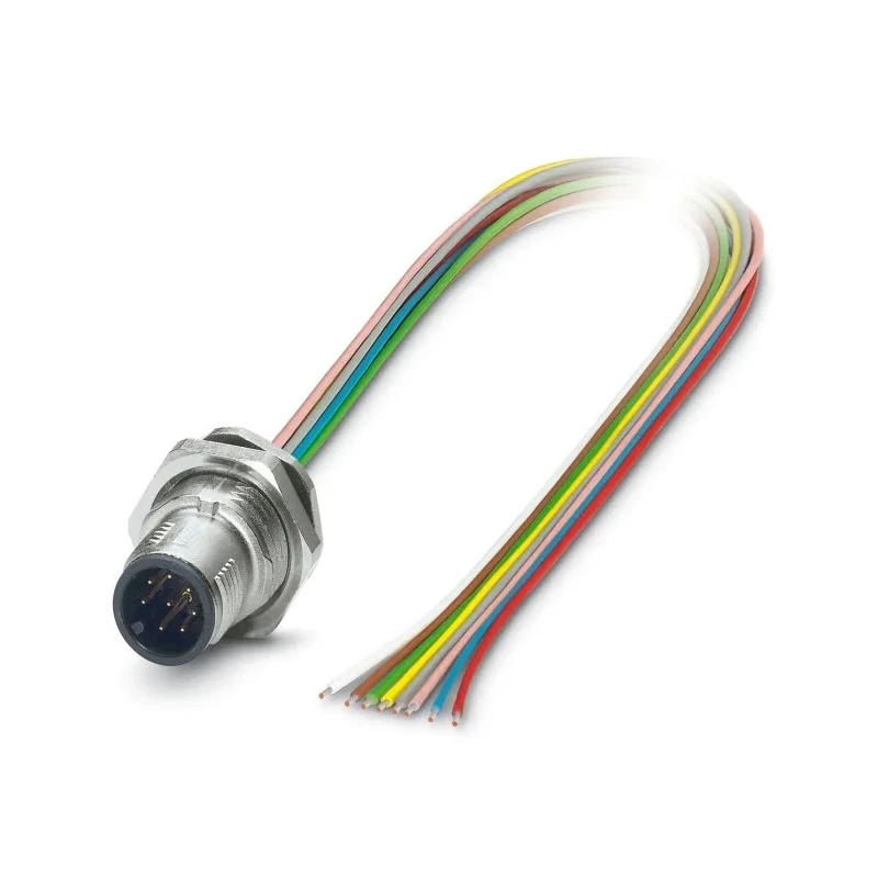 Phoenix Contact Male 12 Way M12 to 12 Way Unterminated Sensor Actuator Cable, 500 mm, Thermoplastic Elastomer 1419700