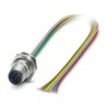 Phoenix Contact Male 12 Way M12 to 12 Way Unterminated Sensor Actuator Cable, 500 mm, Thermoplastic Elastomer 1419700