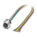Phoenix Contact Sensor Actuator Cable Female 12 way M12 to 12 way Unterminated 500 mm 30V IP67 1419713