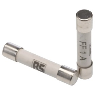 RS PRO 1A FF Ultra Rapid Ceramic Cartridge Fuse 6.3 x 32 mm 700V AC 721-1572