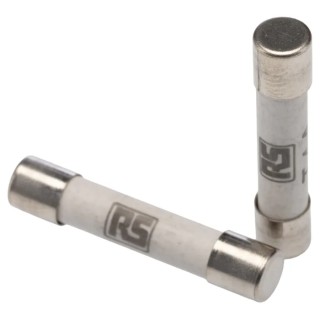 RS PRO 4A T Ceramic Cartridge Fuse 6.3 x 32 mm 500V AC Time Lag 721-1601