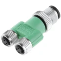 Phoenix Contact Circular Connector Adapter Straight 3-Pole M12 to 6-Pole M8 Female 60V 4A 1683549