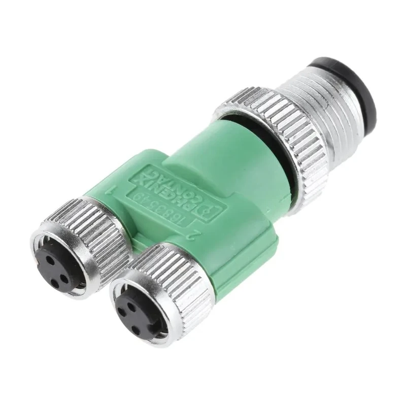 Phoenix Contact Circular Connector Adapter Straight 3-Pole M12 to 6-Pole M8 Female 60V 4A 1683549