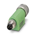 Phoenix Contact Straight Circular Connector Adapter 3 M8 Male 3 M12 Female 60V 4A SAC-1519749