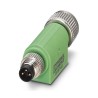 Phoenix Contact Straight Circular Connector Adapter 3 M8 Male 3 M12 Female 60V 4A SAC-1519749