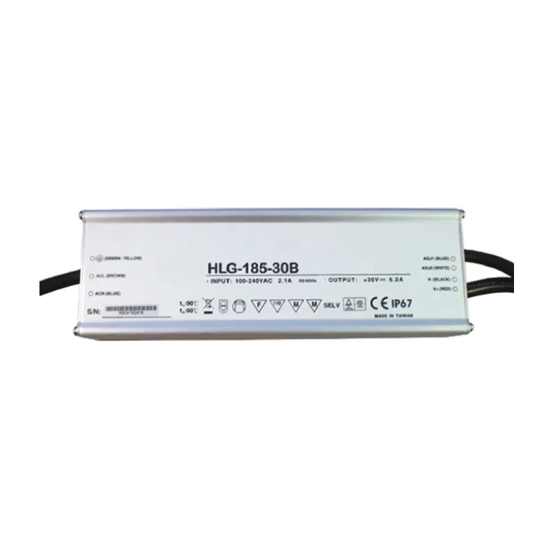 MEAN WELL IP67 1 Output LED Driver 12V 156W 13A 1 to 10V PWM Resistance 