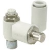 SMC Pneumatic Non Return Valve Threaded BSPT Male Inlet & Outlet 1 Mpa Max Pressure ASR630F-04-12S