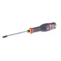 Facom Standard Philips Screwdriver PH1 Tip, 100 mm Blade, Polyamide Handle, Steel Blade ATWPH1X100CK