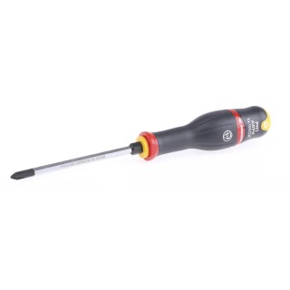 Facom Standard Philips Screwdriver PH1 Tip, 100 mm Blade, Polyamide Handle, Steel Blade ATWPH1X100CK