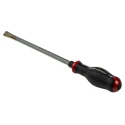 Facom Slotted Screwdriver, 250 mm Blade Length, 375 mm Overall Length, Insulated Polyamide Handle, Steel Blade ATWH14X250CK