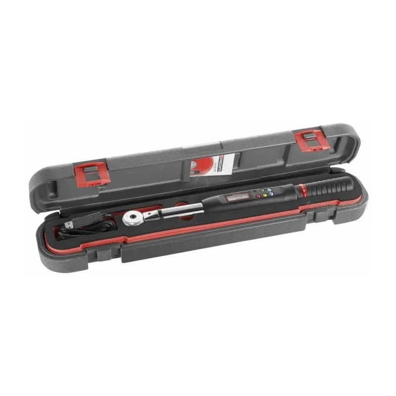 Facom Digital Electronic Torque Wrench, 1.5 To 30 Nm Torque Range, 1/4 in Square Drive, 390mm Overall Length E.306A30RPF