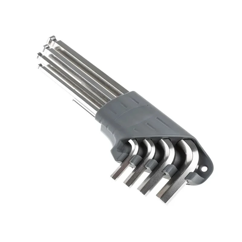 Facom 9 Piece L Metric Hex Key Set Stainless Steel Hex Size 1.5-10 mm 83SHST.JP9A