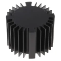 Fischer Elektronik Heatsink Universal Round Aluminum Black Anodised 50 mm x 50 mm Diameter 70 mm Thermal SK 570/50 SA
