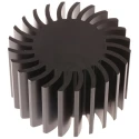 Fischer Elektronik Heatsink Universal Round Aluminum Black Anodised 1.3°C/W 50 mm x 50 mm SK 572/50 SA