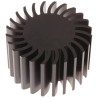 Fischer Elektronik Heatsink Universal Round Aluminum Black Anodised 1.3°C/W 50 mm x 50 mm SK 572/50 SA