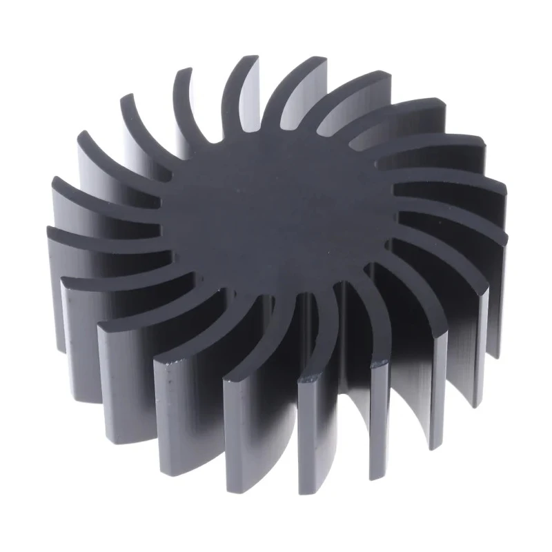 Fischer Elektronik Heatsink Universal Round Aluminium Black Anodised 2.6°C/W 25 mm x 25 mm SK 571/25 SA