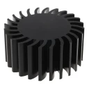 Fischer Elektronik Heatsink Universal Round Aluminium Black Anodised 1°C/W 50 mm x 50 mm SK 584/50 SA