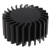 Fischer Elektronik Heatsink Universal Round Aluminium Black Anodised 1°C/W 50 mm x 50 mm SK 584/50 SA