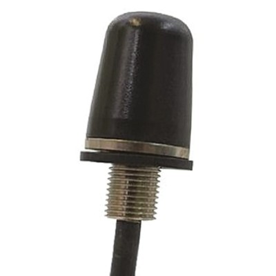 Mobilemark WiFi Antenna Through Hole Bolted Mount SMA Male Connector 1.7GHz-6GHz 2.5dBi MRM-UMB-3C-BLK-12