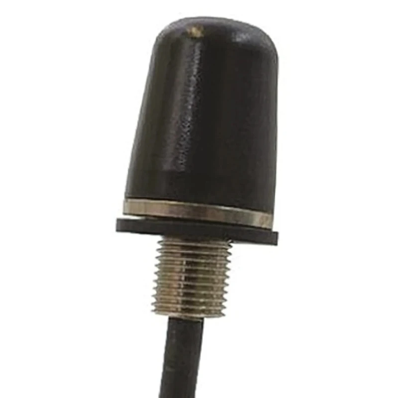 Mobilemark WiFi Antenna Through Hole Bolted Mount SMA Male Connector 1.7GHz-6GHz 2.5dBi MRM-UMB-3C-BLK-12