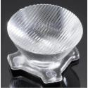 Ledil Heidi Series 1-Way LED Lens Oval Beam Polymethyl Methacrylate 21.6mm Diameter CA11267_HEIDI-O-90