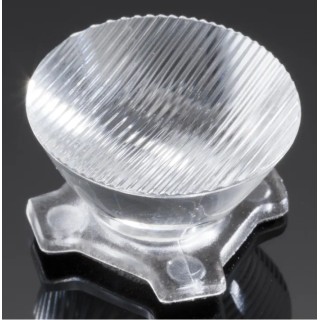 Ledil Heidi Series 1-Way LED Lens Oval Beam Polymethyl Methacrylate 21.6mm Diameter CA11267_HEIDI-O-90